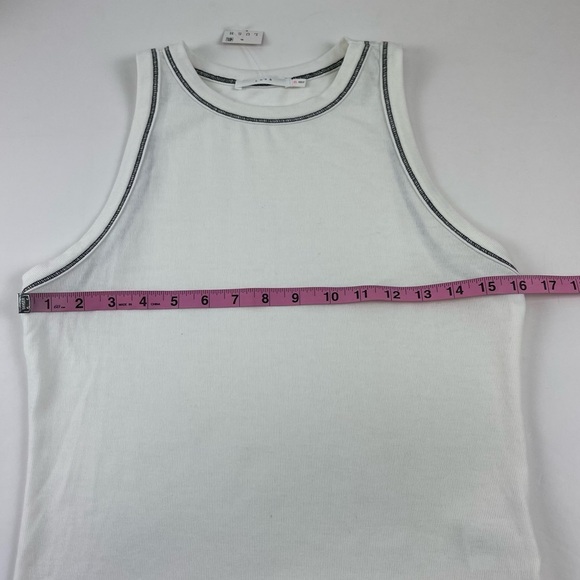 Lush Tank Top Womens Size XL White Sleeveless Shirt NWT - Picture 7 of 8